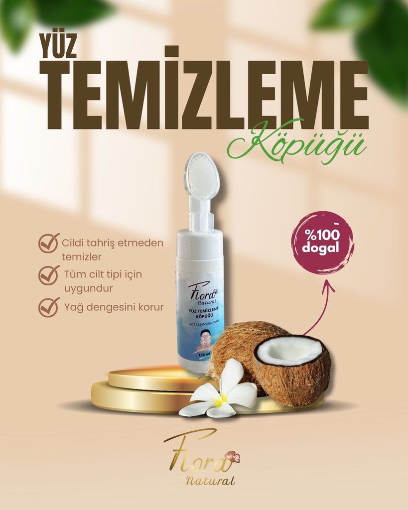 YÜZ TEMİZLEME KÖPÜĞÜ