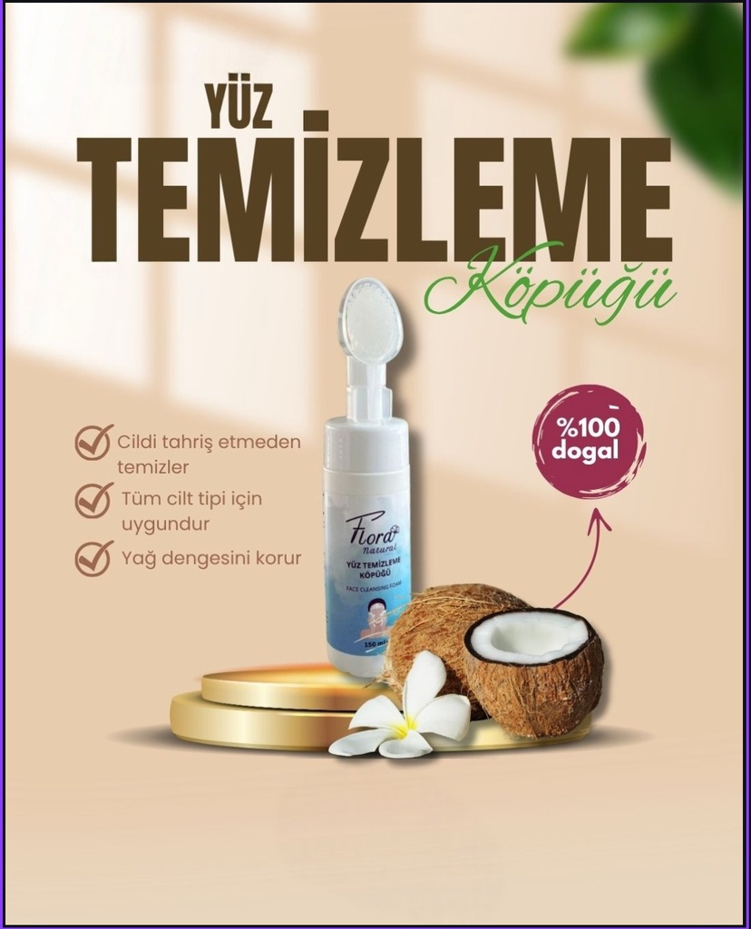 YÜZ TEMİZLEME KÖPÜĞÜ