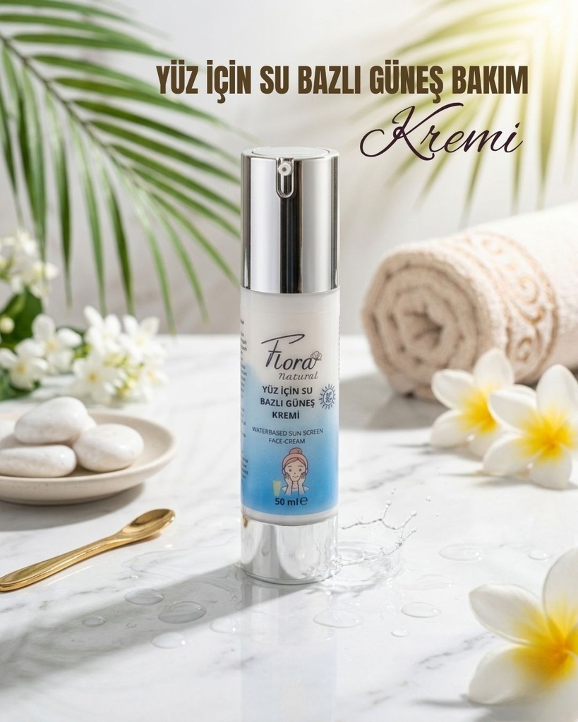 YÜZ İÇİN SU BAZLI GÜNEŞ KREMİ 50 ML
