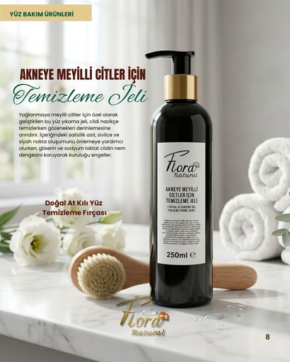 AKNEYE MEYİLLİ CİLTLER İÇİN YÜZ TEMİZLEME JELİ