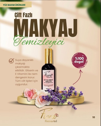 ÇİFT FAZLI MAKYAJ TEMİZLEYİCİ 